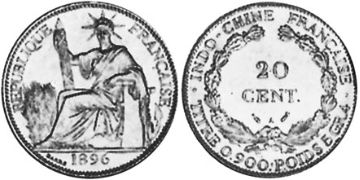 20 Centů 1895-1897
