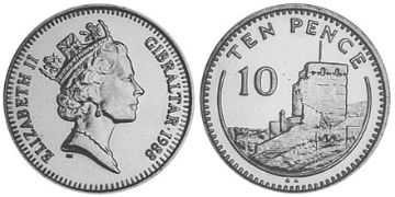 10 Pence 1988-1991