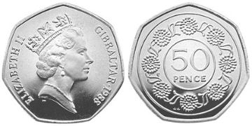 50 Pence 1988-1989