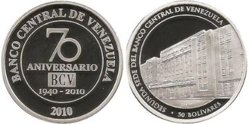 50 Bolívarů 2010