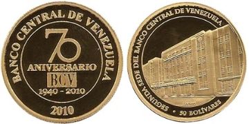50 Bolívarů 2010