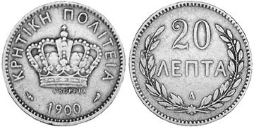 20 Lepta 1900