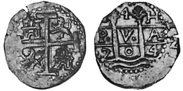 4 Escudos 1702-1745