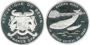 1000 Franků 2001