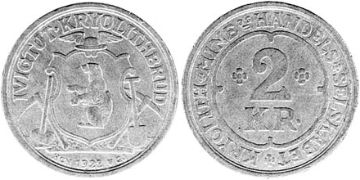 2 Kroner 1922