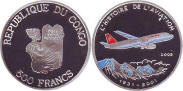 500 Franků 2002