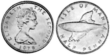 1/2 Penny 1976-1979