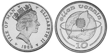 10 Pence 1988-1992