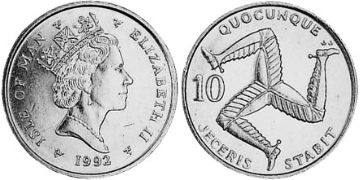 10 Pence 1992-1995