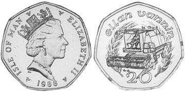 20 Pence 1988-1992