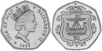 50 Pence 1985-1987