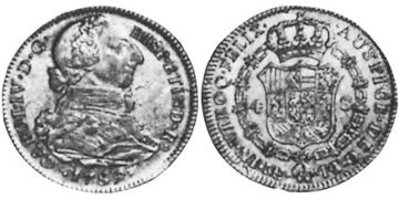 4 Escudos 1789-1791