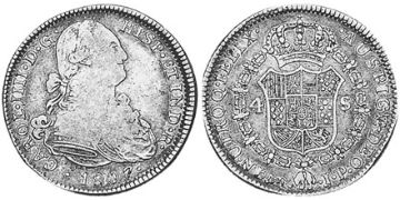 4 Escudos 1791-1808