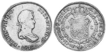 4 Escudos 1812-1813