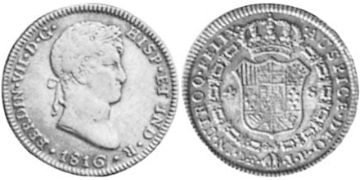 4 Escudos 1814-1821
