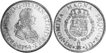 8 Escudos 1754-1756