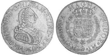 8 Escudos 1761-1762