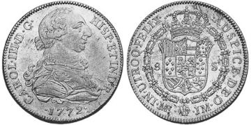 8 Escudos 1772-1784