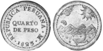 1/4 Peso 1823