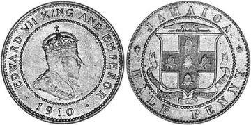 1/2 Penny 1904-1910