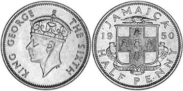 1/2 Penny 1950-1952