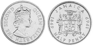 1/2 Penny 1969