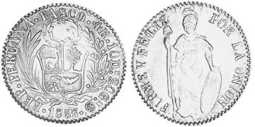 4 Reales 1856-1857