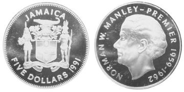 5 Dollars 1985-1993