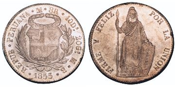 8 Reales 1855