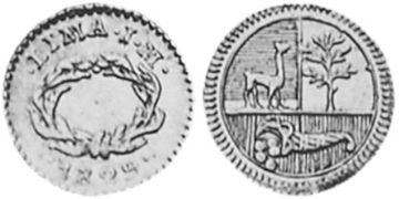 1/2 Escudo 1826-1856