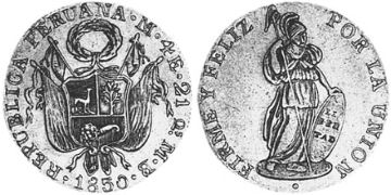 4 Escudos 1850-1853