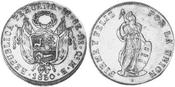 8 Escudos 1850