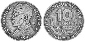 10 Francs 1959