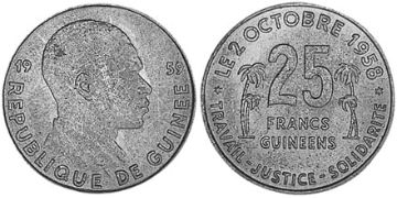25 Francs 1959