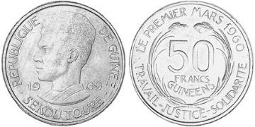 50 Francs 1969