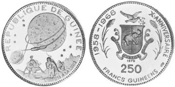 250 Francs 1969-1970