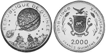 2000 Francs 1969