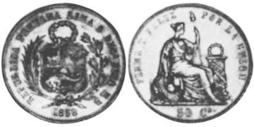50 Centavos 1858-1859