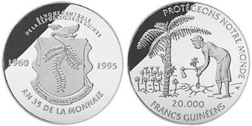 20000 Francs 1995