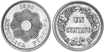 Centavo 1863-1864