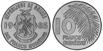 10 Francs 1985