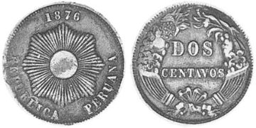 2 Centavos 1864-1879
