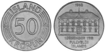 50 Kronur 1968