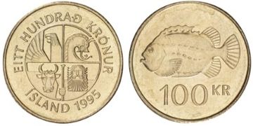 100 Kronur 1995-2011