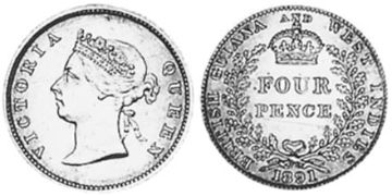 4 Pence 1891-1901