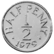 1/2 Penny 1979