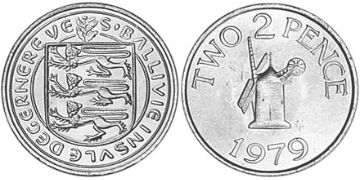 2 Pence 1977-1981
