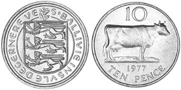 10 Pence 1977-1984