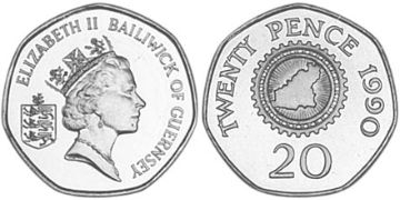 20 Pence 1985-1997
