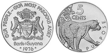 5 Cents 1976-1980